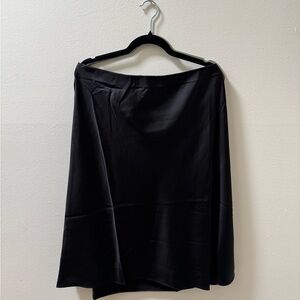 Elegant Black A-Line Women's Skirt